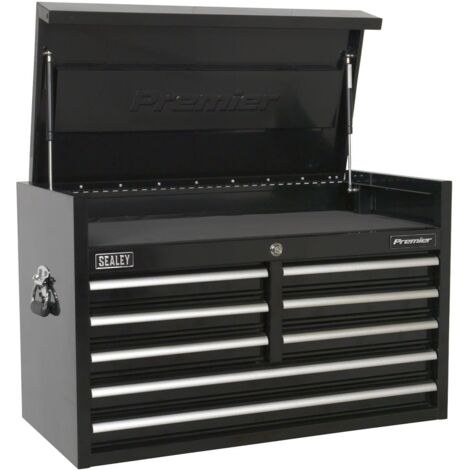 Sealey Topchest 8 Drawer 915mm Heavy-Duty Black PTB91508 (1/5)