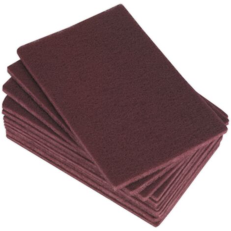 Sealey Abrasive Finishing Pad 150 x 230mm, Medium - Pack of 10 HP1523M