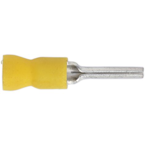 Sealey Easy-Entry Pin Terminal 14 x 2.9mm, Yellow - Pack of 100 YT23 (1/2)