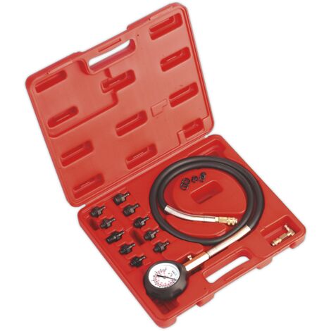 Sealey Oil Pressure Test Kit 12pc VSE203