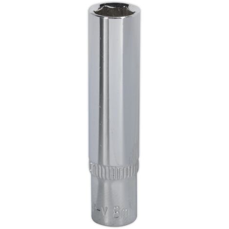 Sealey S1408D Premier Deep Socket 1/4"Sq Drive 8mm
