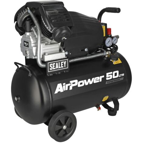 Sealey SAC5030VA 50L V-Twin Direct Drive Air Compressor 3hp