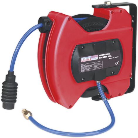Sealey 12m Retractable PU Air Hose Reel 6.5mm ID SA812