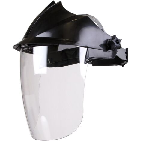 Sealey Deluxe Brow Guard with Aspherical Polycarbonate Full Face Shield SSP78 (1/3)