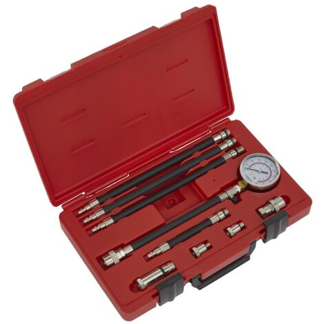 Sealey Petrol Engine Compression Test Kit 10pc VSE206