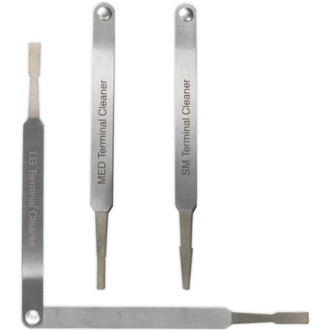 Sealey Diamond Grip Terminal Cleaner Set 3pc VS9202 (1/2)