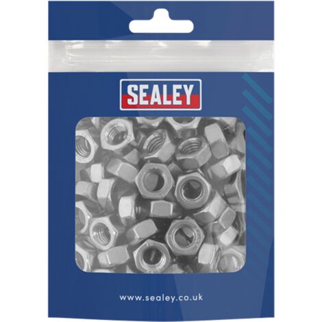 Sealey SS8 Stainless Steel Full Nut M8 x 1.25 pitch, DIN 934 - Pack of 100 (1/2)