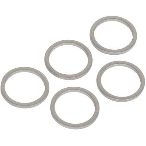 Sealey VS15SPW Sump Plug Washer M15 - Pack of 5 (1/2)