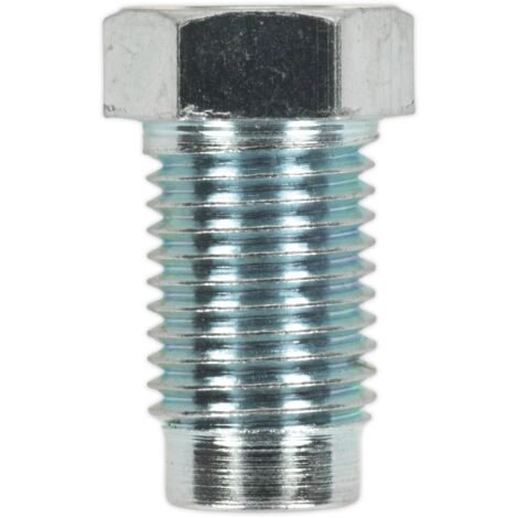 Sealey Brake Pipe Nut Short Male 3/8""UNF x 24tpi - Pack of 25 BN3824SM