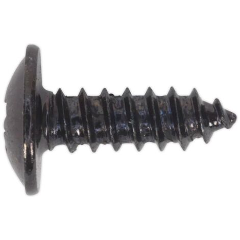 Sealey BST4213 Self-Tapping Pozi Flanged Head Screw 4.2 x 13mm, Black - Pack of 100