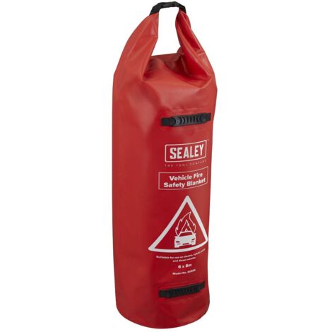 Sealey EV500 Vehicle Fire Safety Blanket - Silicone Coated 6 x 8m