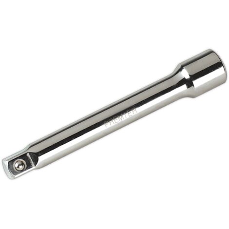 Sealey Extension Bar 150mm 1/2""Sq Drive Chrome Plated Mirror Finish S12E150 (1/3)