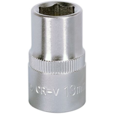 Sealey S1213 Premier Socket 1/2"Sq Drive 13mm