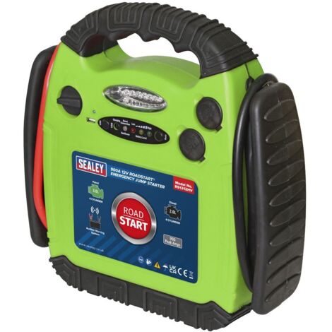 Sealey RS1312HV RoadStart 12V Emergency Jump Starter 900 Peak Amps