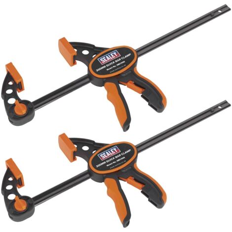 Sealey QBC3002 Quick Bar Clamp Set 300mm 2pc (1/5)