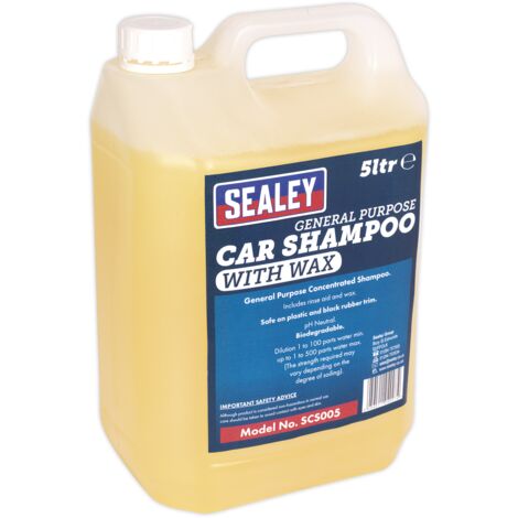 Sealey Car Shampoo with Wax 5L SCS005 (1/2)