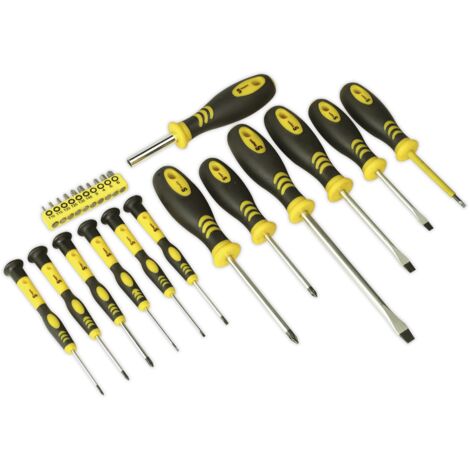 Sealey Siegen Soft Grip Screwdriver & Bit Set 23pc S0598
