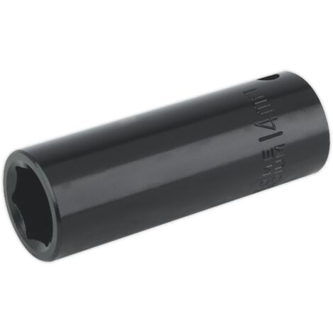 Sealey 14mm 3/8""Sq Drive Deep Impact Socket WallDrive For Air Wrenches IS3814D
