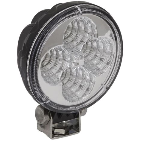 Sealey Mini Round Worklight with Adjustable Bracket 12W SMD LED LED1R