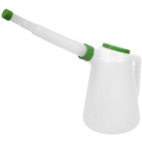 Sealey JDL5G Oil Container with Flexible Spout 5L - Green Lid
