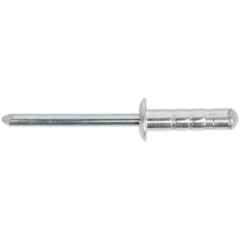 Sealey Aluminium Multi-Grip Rivet Standard Flange 4 x 12mm Pack of 200 RM4012S (1/2)