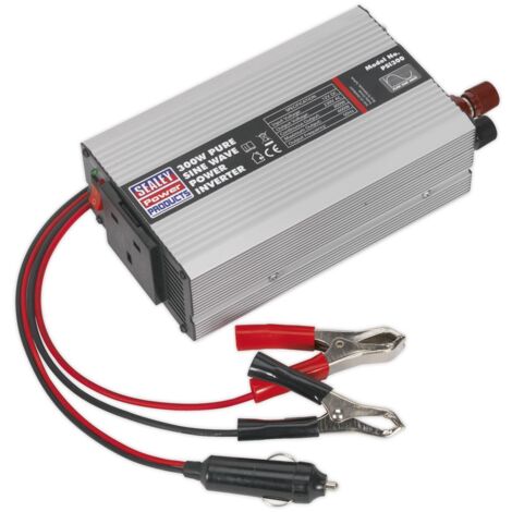 Sealey PSI300 Pure Sine Wave Power Inverter 300W 12V