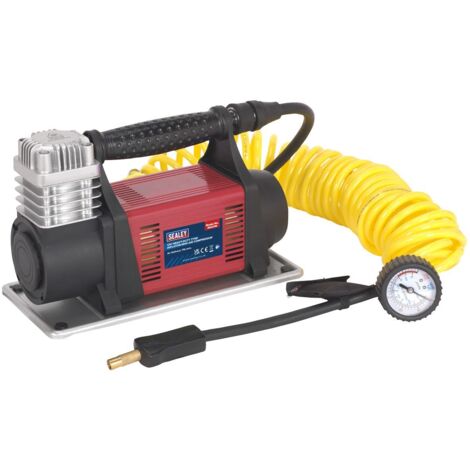 Sealey Tyre Inflator Mini Air Compressor 12V Heavy-Duty MAC06