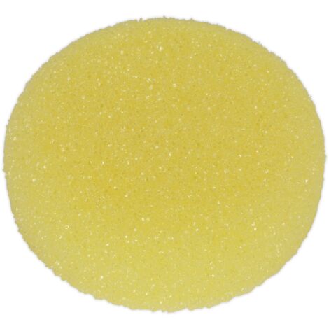 Sealey Hook-and-Loop Buffing & Polishing Foam Head 80 x 25mm - Yellow/Coarse PTCCHV79Y