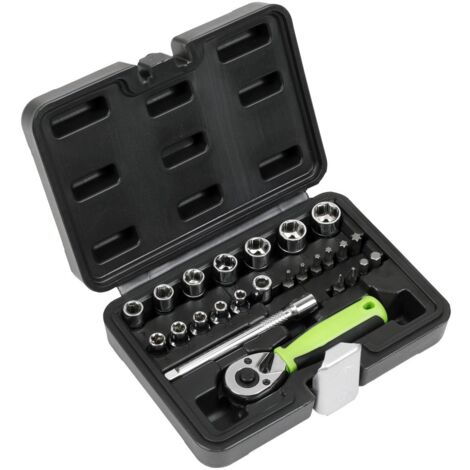 Sealey Siegen Socket Set 1/4""Sq Drive 25pc S01233 (1/5)