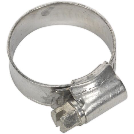 Sealey SHCSS0 Stainless Steel Hose Clip 16-27mm - Pack of 10