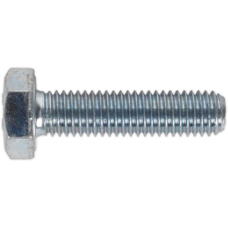 Sealey 8.8 Zinc Plated HT Setscrew M10 x 40mm, DIN 933 - Pack of 25 SS1040