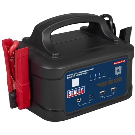 Sealey SL36S 3500A 12/24V Lithium Jump Starter Power Pack