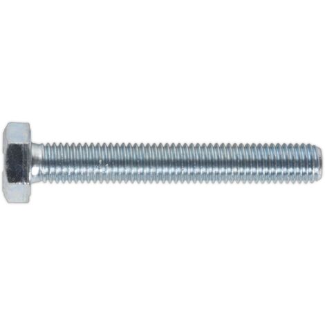 Sealey 8.8 Zinc Plated HT Setscrew M10 x 70mm, DIN 933 - Pack of 25 SS1070