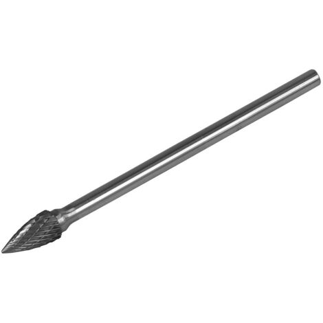 Sealey SDB03XL Tungsten Carbide Rotary Burr Extra-Long Arc Pointed Nose 10mm