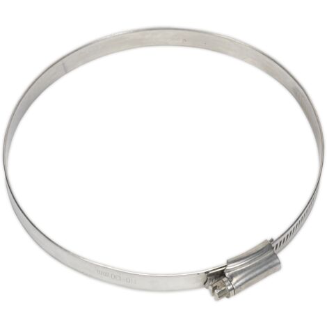 Sealey SHCSS5 Stainless Steel Hose Clip 110-130mm - Pack of 5