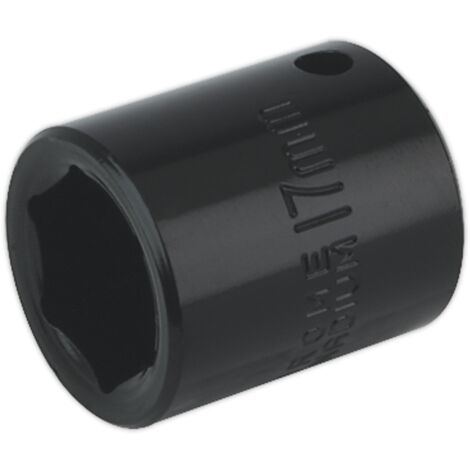 Sealey IS3817 Premier Impact Socket 3/8""Sq Drive 17mm