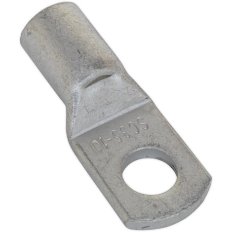 Sealey LT3510 Copper Lug Terminal 35mm x 10mm - Pack of 10 (1/2)
