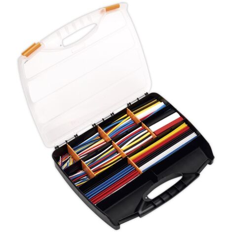 Sealey Heat Shrink Tubing Assortment 590pc Mixed Colours 50, 100, 150 & 200mm HST590MC