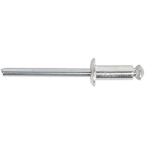 Sealey Aluminium Peel Back Standard Flange Rivet 4.8 x 12mm - Pack of 200 RP4812 (1/2)