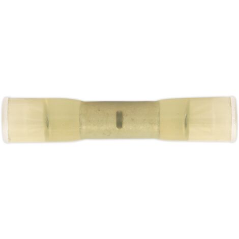 Sealey Cold Seal Butt Connector 5.9mm, Yellow - Pack of 10 YTCS10