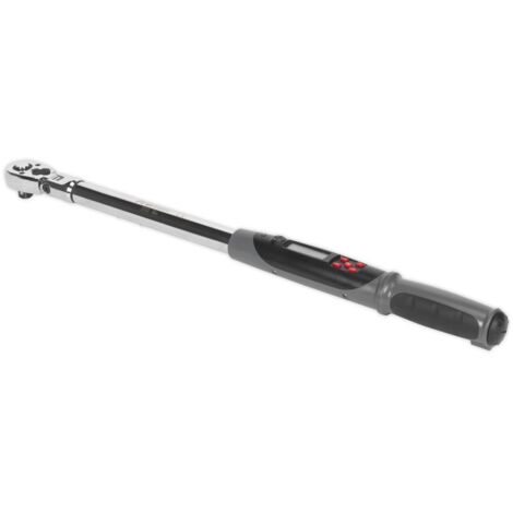 Sealey Premier Flexi-Head Digital Torque Wrench with Angle Function 1/2""Sq Drive 20-200Nm STW309