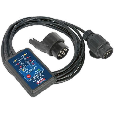 Sealey Towing Socket Tester 13-Pin 12V - DVSA Approved TST22
