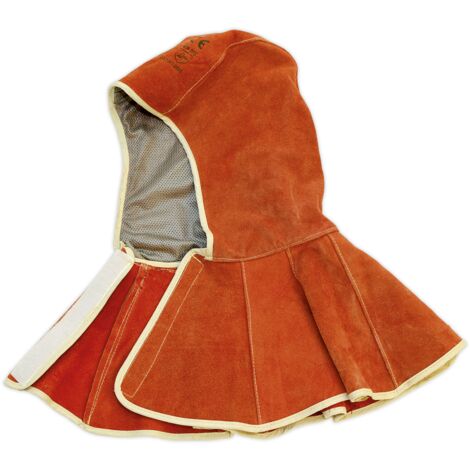 Sealey Worksafe Heavy-Duty Leather Welding Safety Hood SSP145 (1/2)