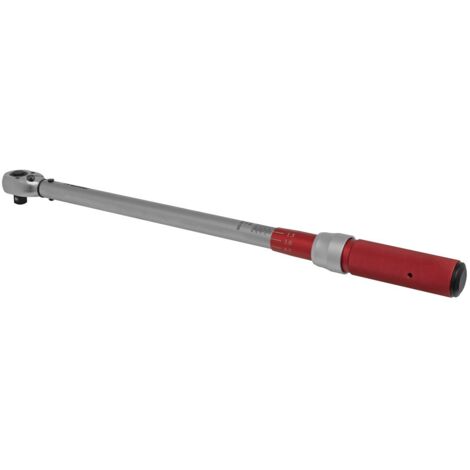 Micrometer torque wrench 1/2"Sq drive 60-330Nm – STW905 – Flip reverse Chrome Vanadium steel ratchet head – ±4% accuracy – Sealey (1/5)