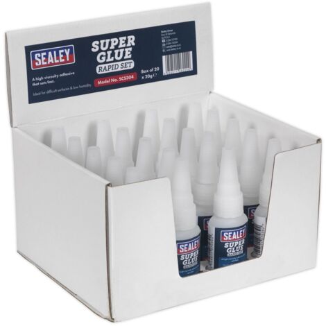 Sealey Rapid Set Super Glue 20g - Pack of 20 SCS304 (1/3)