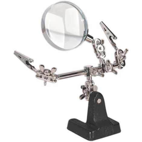 Sealey Mini Robot Soldering Stand with Magnifier SD150 (1/2)
