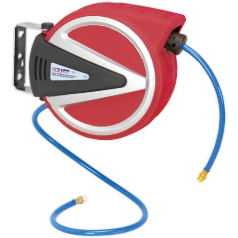 Sealey SA814 15m Retractable PU Air Hose Reel 8mm ID