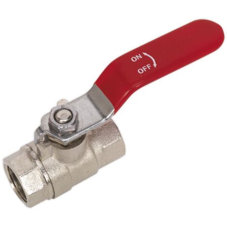 Sealey Lever Ball Valve 3/8""BSP Female x 3/8""BSP Female SA907