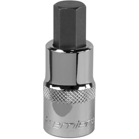 Sealey SBH022 Premier Hex Socket Bit 1/2""Sq Drive 10mm