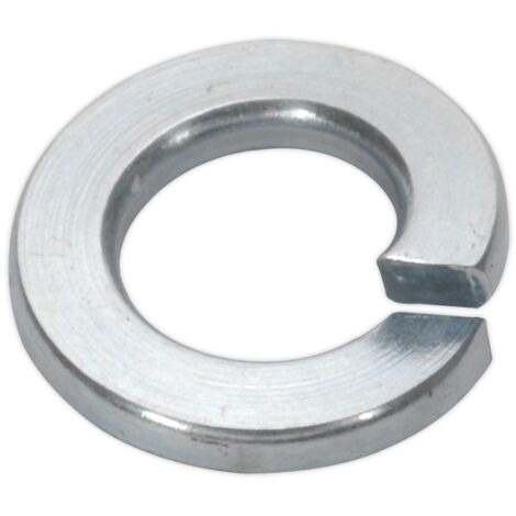 Sealey SWM6 Zinc Plated Spring Washer M6, DIN 127B - Pack of 100